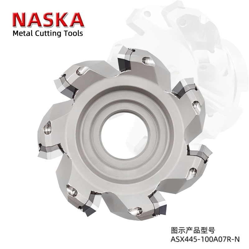 ASX445-063A05R-N 45度平面铣刀盘图5