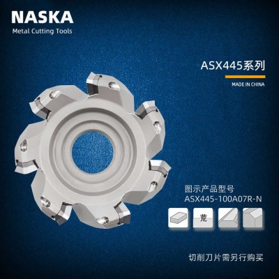 ASX445-080A06R-N 45度平面铣刀盘