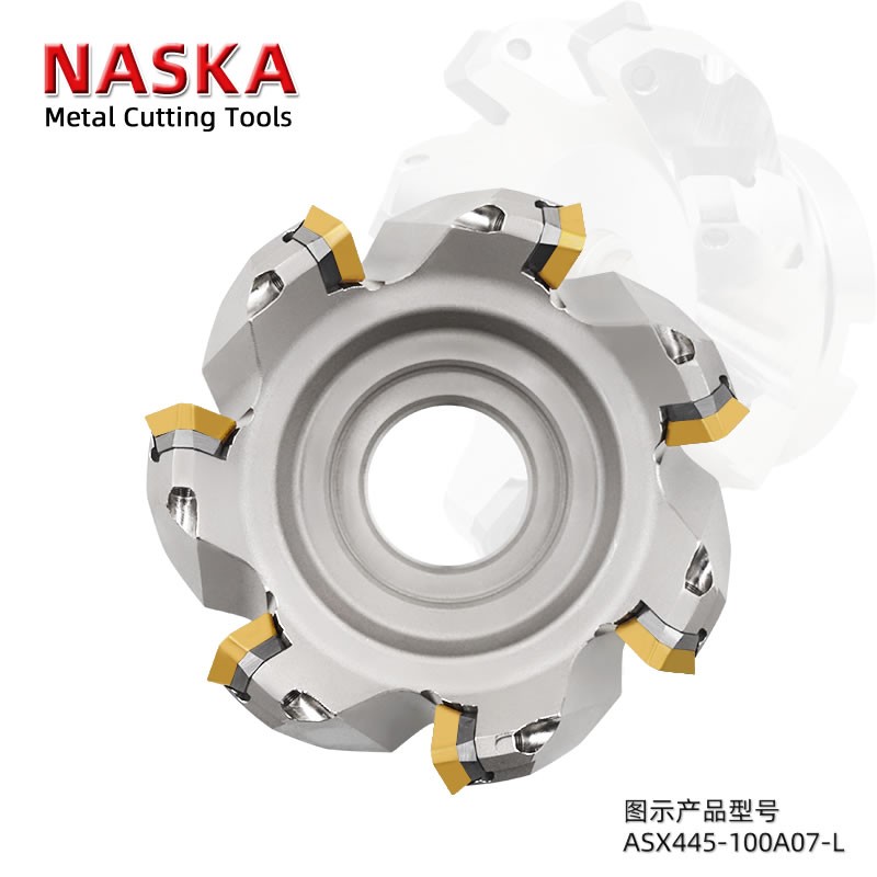ASX445-050A04-L 45度平面铣刀盘图3