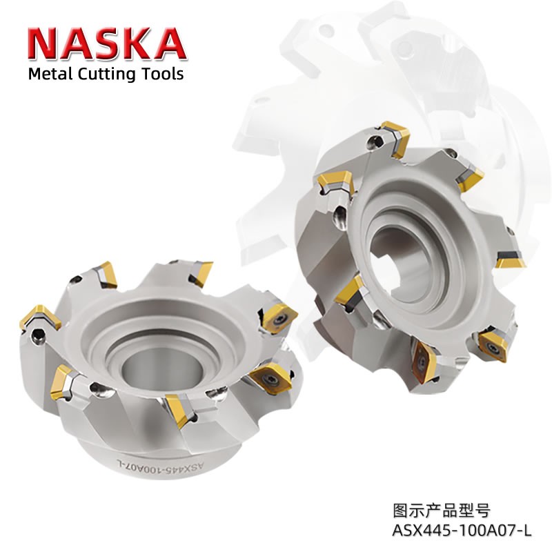 ASX445-080A06-L 45度平面铣刀盘图4