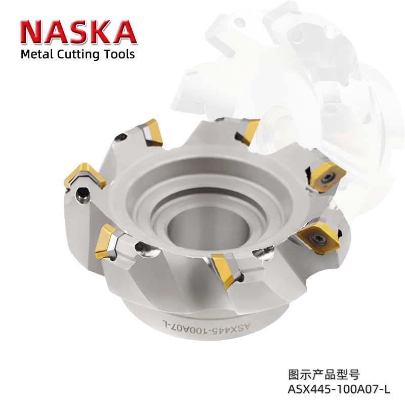 ASX445-080A06-L 45度平面铣刀盘图3